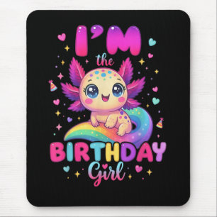 Alfombrilla De Ratón Soy La Axolotl Cumpleañera