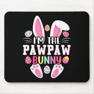 Alfombrilla De Ratón Soy La Camiseta Del Conejo Pawpaw Divertida Famili