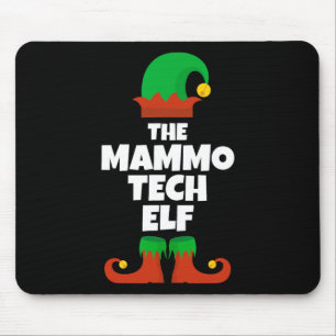 Alfombrilla De Ratón Soy la familia Mammo Tech Elf Navidades Pajama Mam