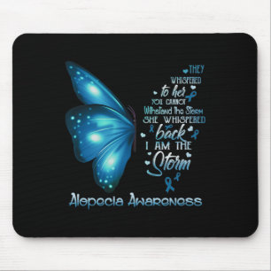 Alfombrilla De Ratón Soy la tormenta Alopecia Sensibilización Mariposa