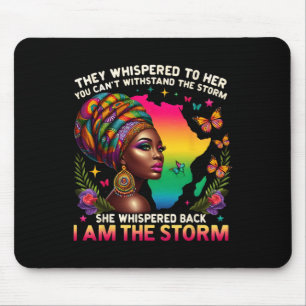 Alfombrilla De Ratón Soy La Tormenta Orgullo Africano Inspirador Negro