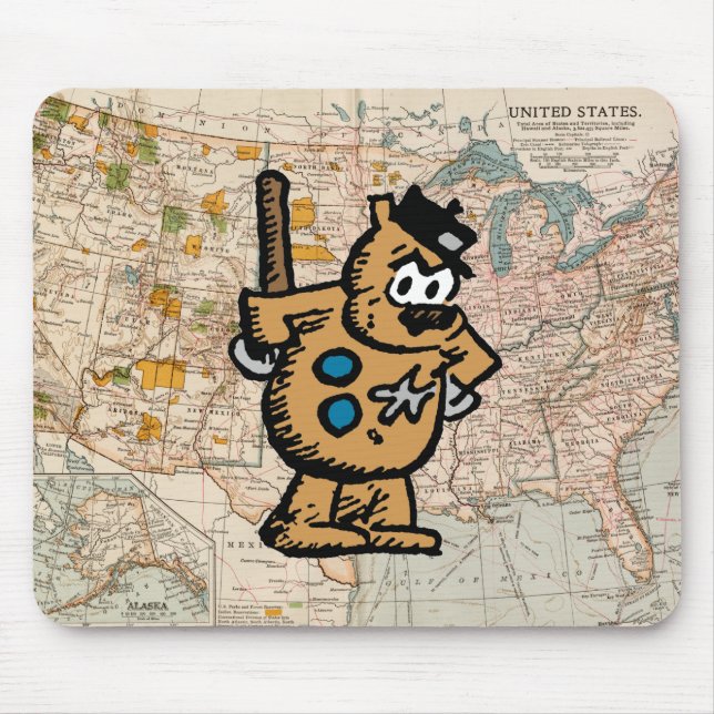 Alfombrilla De Ratón "Soy malo, soy nacional" Mousepad (Frente)