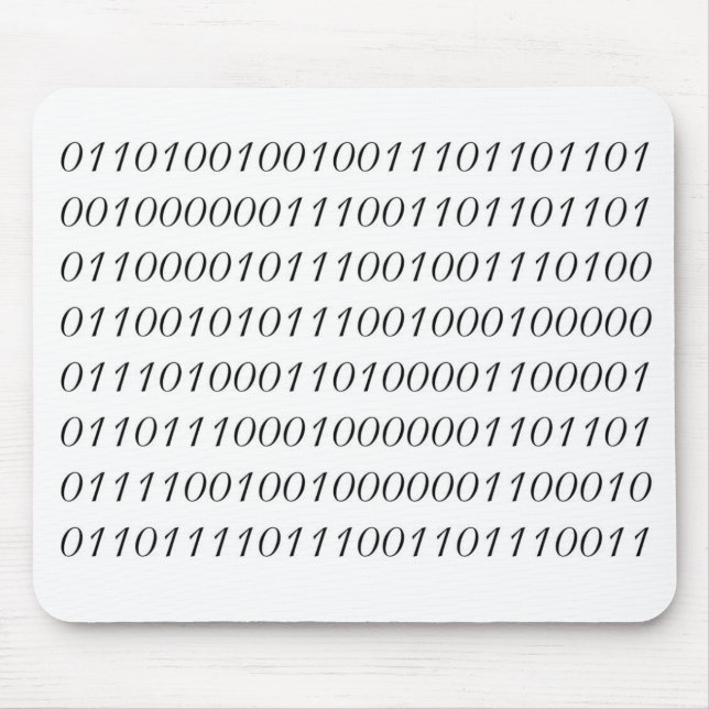 Alfombrilla De Ratón Soy más elegante que mi binario Mousepad de Boss (Frente)