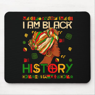 Alfombrilla De Ratón Soy Mes de la Historia Negra Afroamericano Para Mu