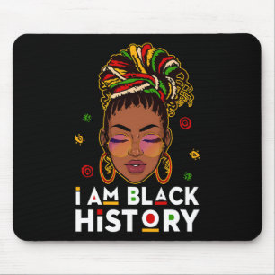 Alfombrilla De Ratón Soy Mes de la Historia Negra Afroamericano Para Mu