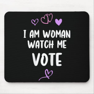 Alfombrilla De Ratón Soy Mujer Observarme Votar