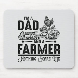 Alfombrilla De Ratón Soy papá y agricultor   Agricultura