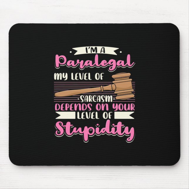 Alfombrilla De Ratón Soy Paralegal (Frente)