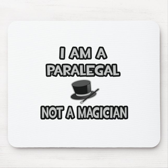 Alfombrilla De Ratón Soy Paralegal... No es un mago (Frente)