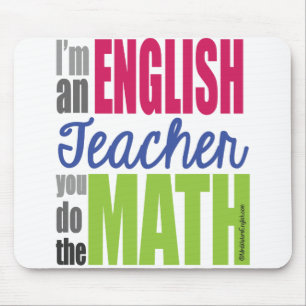 Alfombrilla De Ratón Soy profesor de inglés… Mousepad