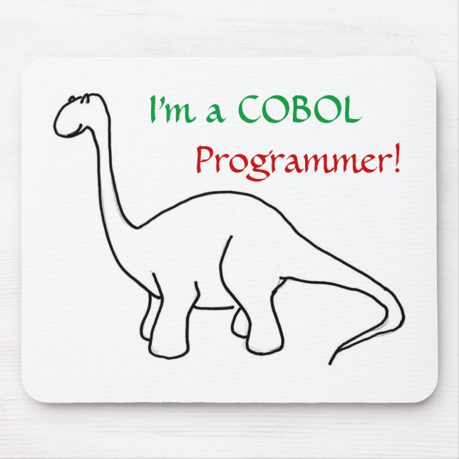 Alfombrilla De Ratón ¡Soy programador de COBOL! Mousepad (Frente)