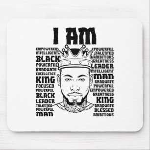 Alfombrilla De Ratón Soy Rey Negro Hombres Cristianos Padre Hijo