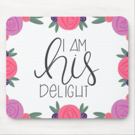 Alfombrilla De Ratón Soy Su Luminoso Florals Mousepad