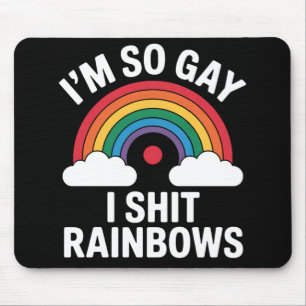 Alfombrilla De Ratón Soy tan gay arcoíris divertido LGBTQ Orgullo Aliad