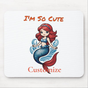 Alfombrilla De Ratón Soy tan linda sirena Thunder_Cove