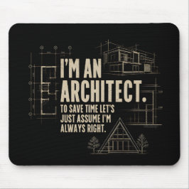 Alfombrilla De Ratón Soy un arquitecto - Alfombrilla para ratón
