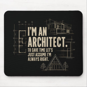 Alfombrilla De Ratón Soy un arquitecto - Alfombrilla para ratón