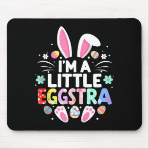 Alfombrilla De Ratón Soy un conejito de Pascua un poco eggstra divertid