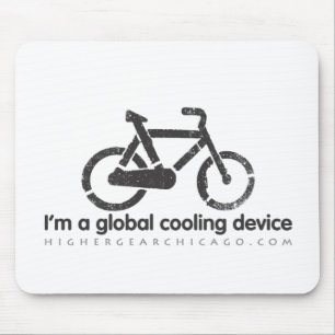 Alfombrilla De Ratón Soy un dispositivo de enfriamiento global MOUSEPAD
