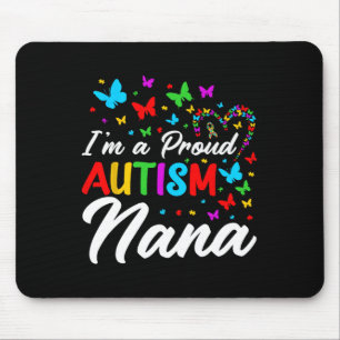 Alfombrilla De Ratón Soy un orgulloso autismo nana de las cintas de sen