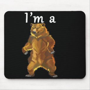 Alfombrilla De Ratón Soy un Oso Grizzly y Osos Marrones