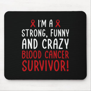 Alfombrilla De Ratón ¡Soy un sobreviviente de cáncer de sangre! Awarene