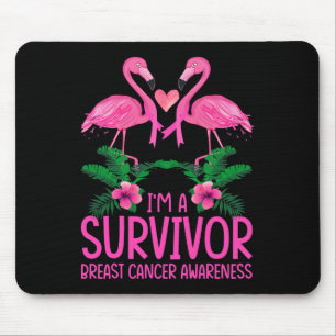 Alfombrilla De Ratón Soy un sobreviviente del Flamingo de la Conciencia