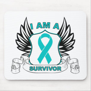 Alfombrilla De Ratón Soy un superviviente - cáncer ovárico
