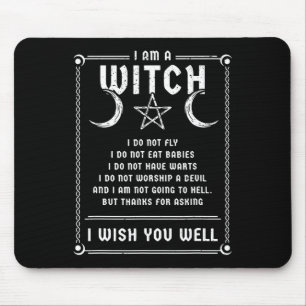 Alfombrilla De Ratón Soy Un Vagabundo Disfraz Pagan De Wicca Halloween