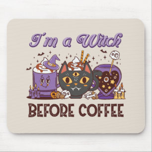 Alfombrilla De Ratón Soy una bruja antes del café