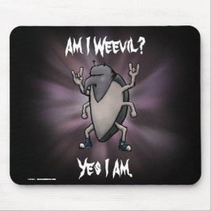 Alfombrilla De Ratón ¿Soy Weevil Heavy Metal Dibujo Animado