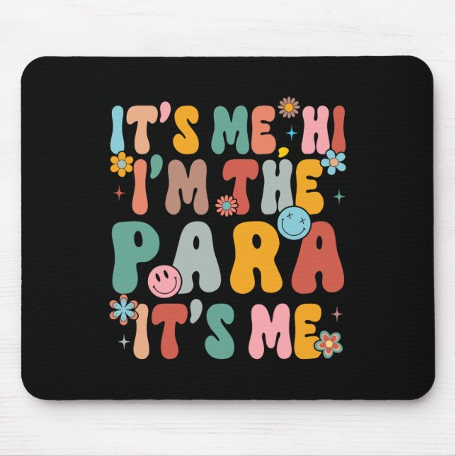 Alfombrilla De Ratón Soy yo, soy el profesor para profesional de vuelta (Frente)