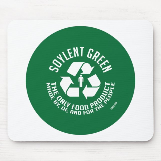 Alfombrilla De Ratón Soylent Mousepad verde (Frente)