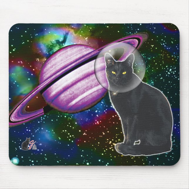 Alfombrilla de ratón Space-Cat Cosmo (Frente)