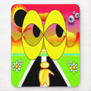 Alfombrilla De Ratón Space Eyes Mousepad