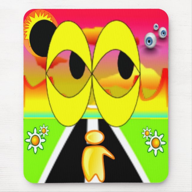 Alfombrilla De Ratón Space Eyes Mousepad (Frente)