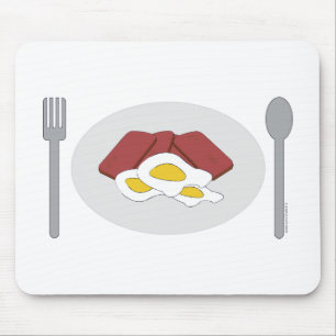 Alfombrilla De Ratón Spam y huevos Mousepad