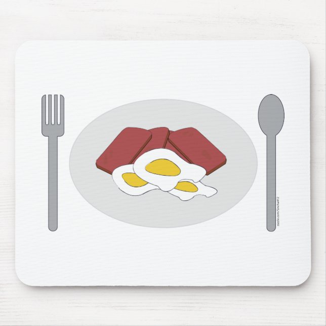 Alfombrilla De Ratón Spam y huevos Mousepad (Frente)