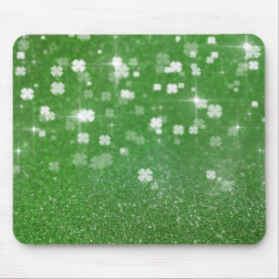 Alfombrilla De Ratón Sparkling Twinkle Purpurina Clover - Mousepad