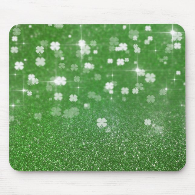 Alfombrilla De Ratón Sparkling Twinkle Purpurina Clover - Mousepad (Frente)