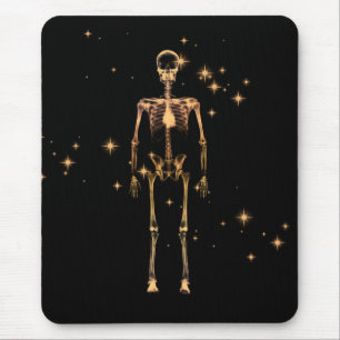 Alfombrilla De Ratón Sparkling X-Ray Skeleton - Naranja