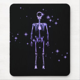 Alfombrilla De Ratón Sparkling X-Ray Skeleton - Púrpura