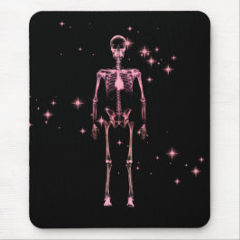 Alfombrilla De Ratón Sparkling X-Ray Skeleton - Rojo
