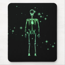 Alfombrilla De Ratón Sparkling X-Ray Skeleton - Verde