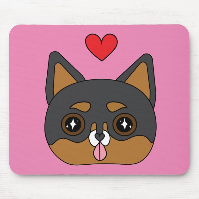 Alfombrilla De Ratón Sparkly chihuahua (Frente)