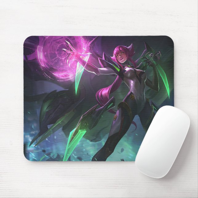 Alfombrilla De Ratón Spider Queen Gaming Mousepad | Diseño de temas gót (Con ratón)