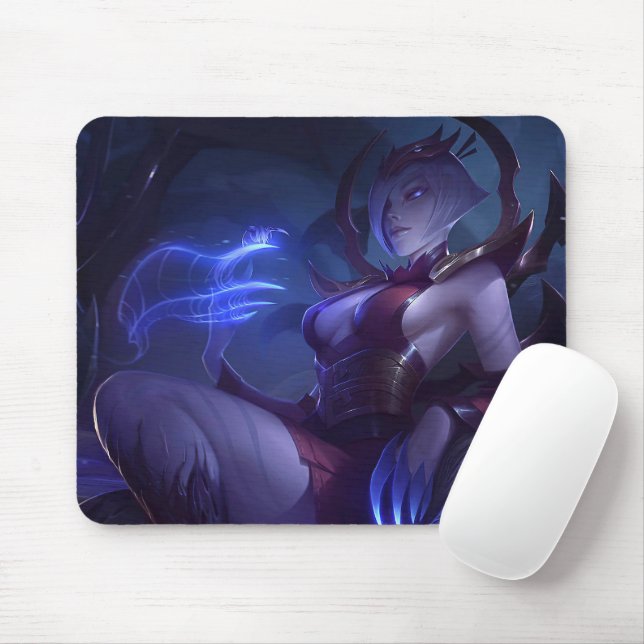 Alfombrilla De Ratón Spider Queen Gaming Mousepad | Diseño de temas gót (Con ratón)