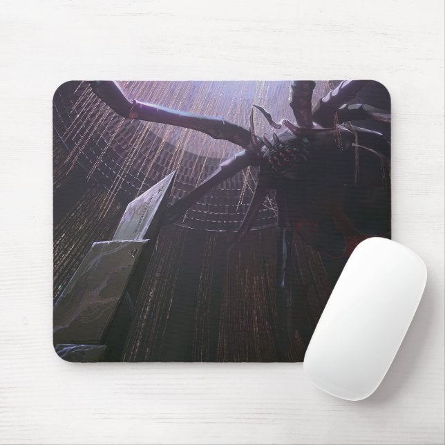 Alfombrilla De Ratón Spider Queen Gaming Mousepad | Diseño de temas gót (Con ratón)