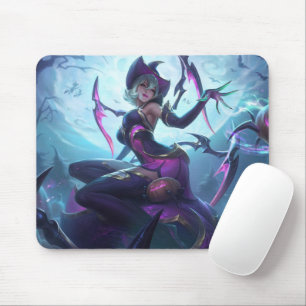 Alfombrilla De Ratón Spider Queen Gaming Mousepad   Diseño de temas gót