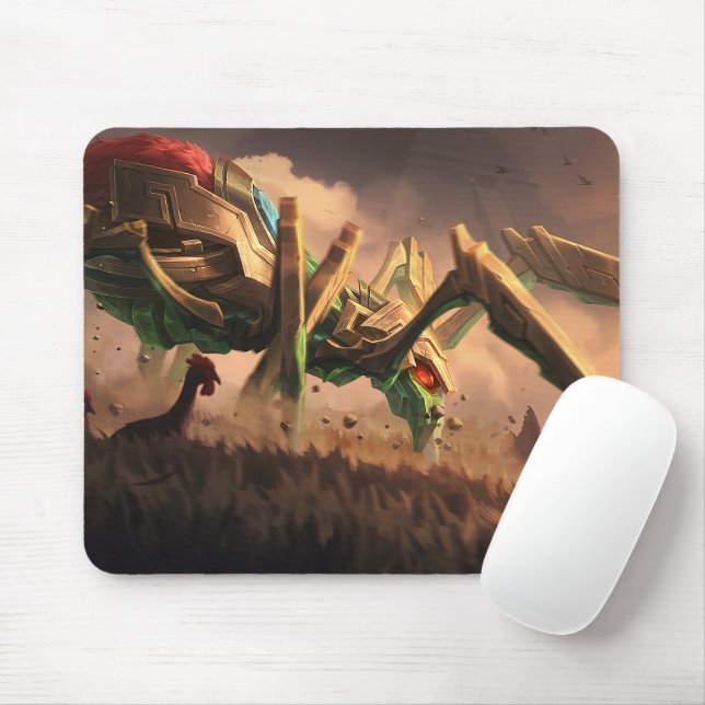 Alfombrilla De Ratón Spider Queen Gaming Mousepad | Diseño de temas gót (Con ratón)